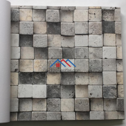 Elemental 42002-4 3D Taş Desenli Duvar Kağıdı 