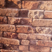 9211 3D Eskitme Tuğla Ateş Duvar Kağıdı